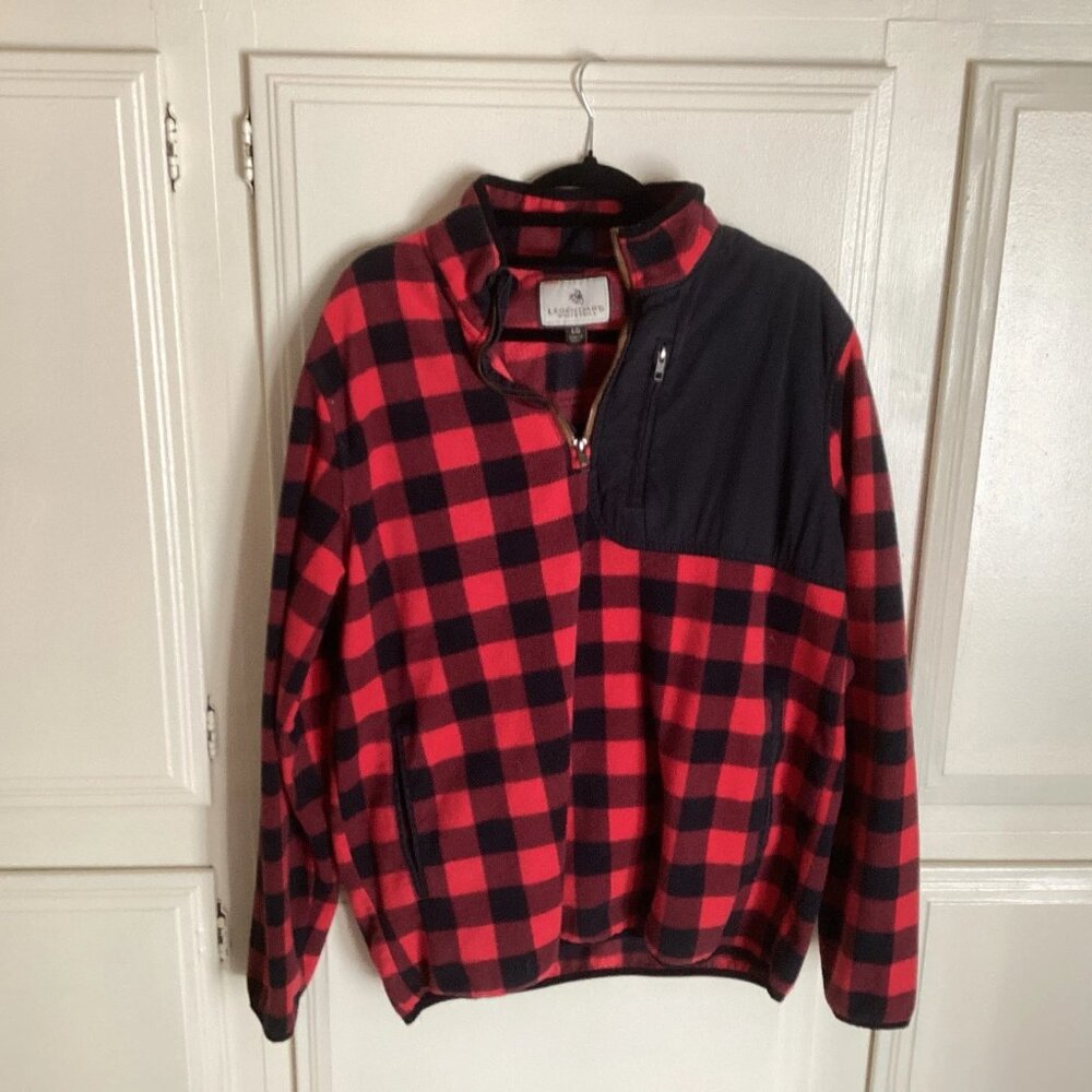 Legendary Whitetails Buffalo Plaid Performance 1/4 Zip Pullover Men’s Large